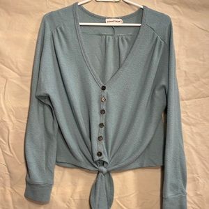 Weekend Edition long sleeve top size L
